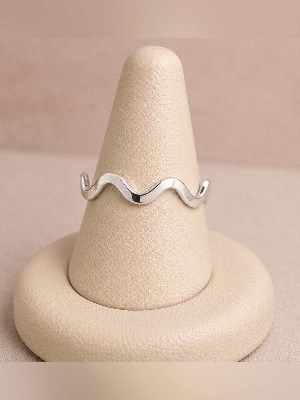 Taxco 925 Silver Wavy Ring Handmade Mexican Silver Jewelry.